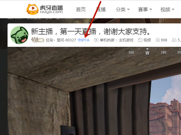 虎牙守護(hù)在哪里開通