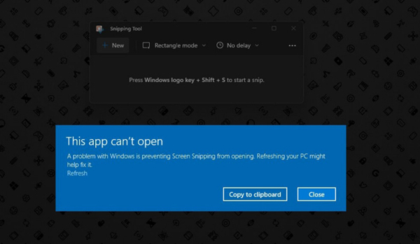 Win11截圖提示錯誤怎么辦？Win11截圖提示錯誤的解決方法