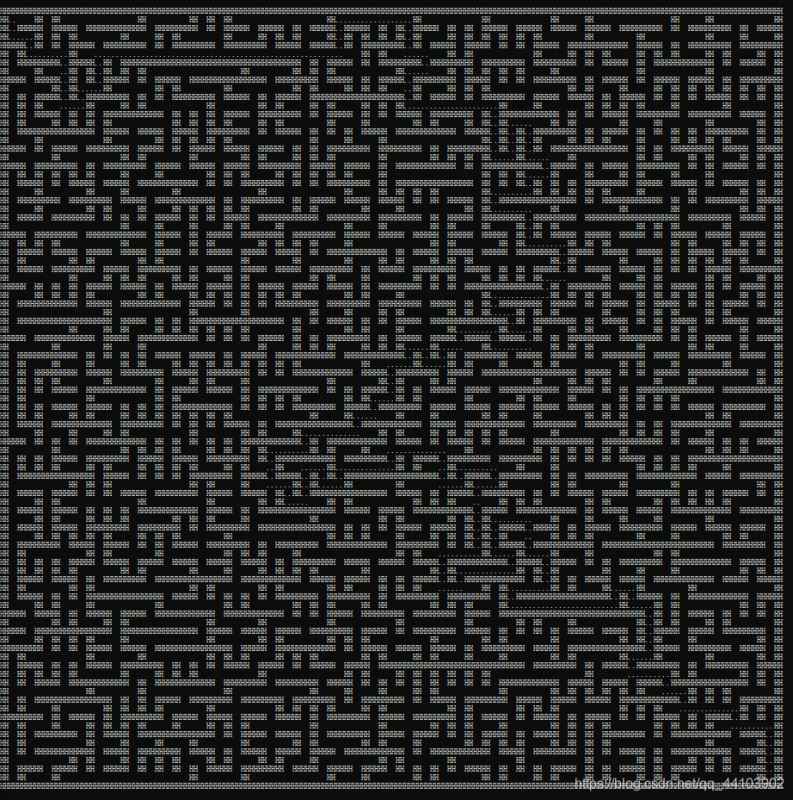 Python實(shí)現(xiàn)隨機(jī)生成迷宮并自動(dòng)尋路