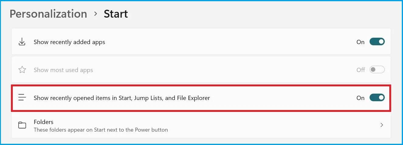Windows11怎么刪除開(kāi)始菜單中的推薦文件部分?