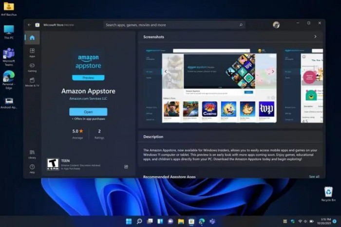 怎么在Win11測(cè)試版上運(yùn)行安卓應(yīng)用和游戲