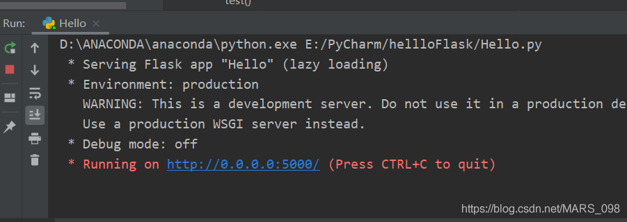 python+flask編寫接口實(shí)例詳解