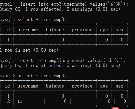 mysql配置沒問題，但不顯示中文；