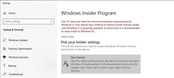 Win10專業版升級Win11正式版圖文教程
