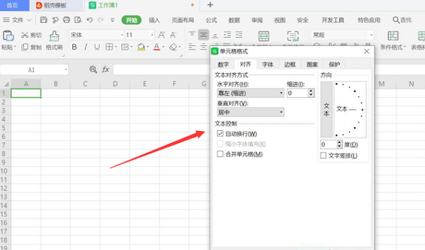 WPS在Excel的一個(gè)單元格內(nèi)輸入兩行或多行文字操作方法