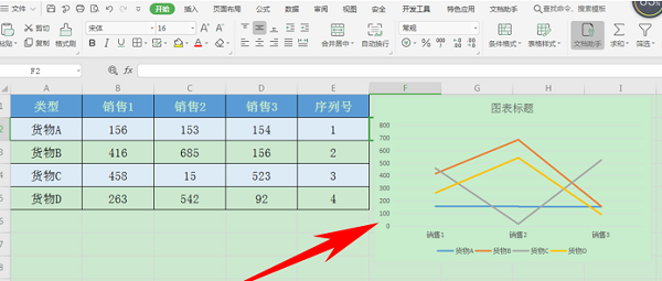WPS中Excel圖表修改橫坐標(biāo)的方法