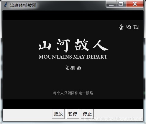 Python 流媒體播放器的實現(基于VLC)