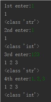 Python 使用input同時輸入多個數的操作