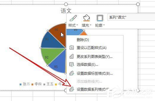 如何使用wps2019制作出彩色二維餅形圖？使用wps2019制作出彩色二維餅形圖的方法