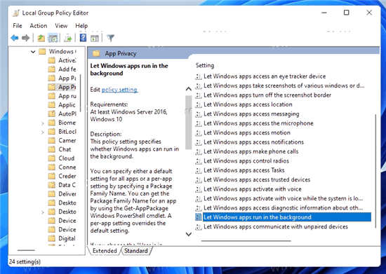 Windows11怎么禁用后臺(tái)應(yīng)用程序？Windows11禁用后臺(tái)應(yīng)用程序方法分享