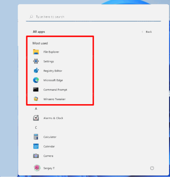 如何在Windows11“開始”菜單中隱藏或顯示最常用的應用程序？