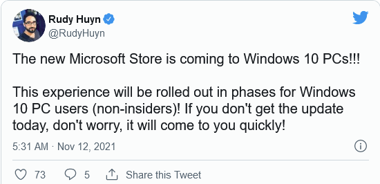 微軟官宣：Windows 11這個(gè)功能正式向Win10用戶開放