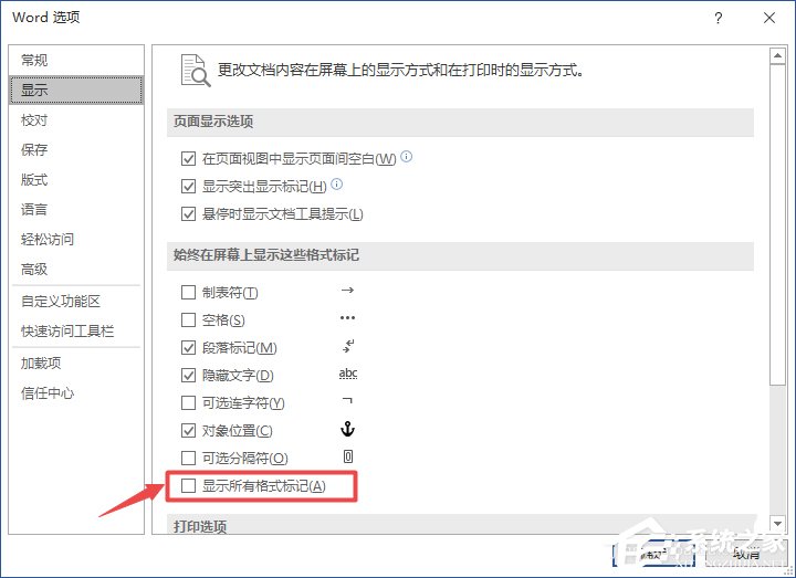 Word2019如何顯示所有格式標記？顯示所有格式標記的方法
