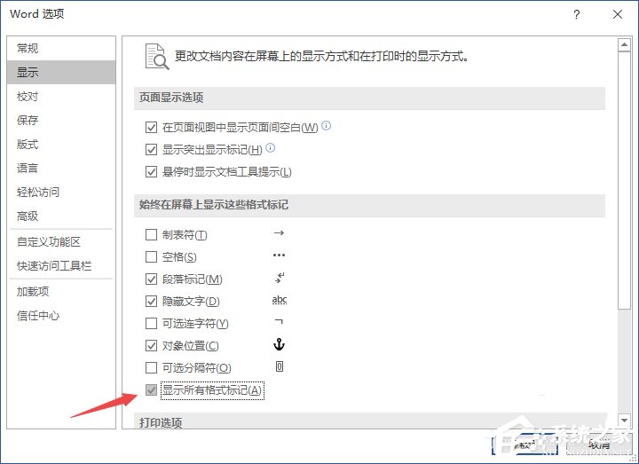 Word2019如何顯示所有格式標記？顯示所有格式標記的方法