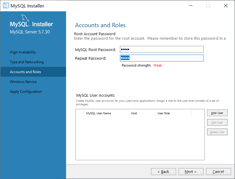 win10 安裝 mysql 5.7 msi版的教程圖文詳解