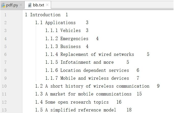 Python生成pdf目錄書簽的實(shí)例方法