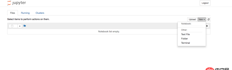 jupyter-notebook - Mac下啟動jupyter notebook后沒有Python的選項？