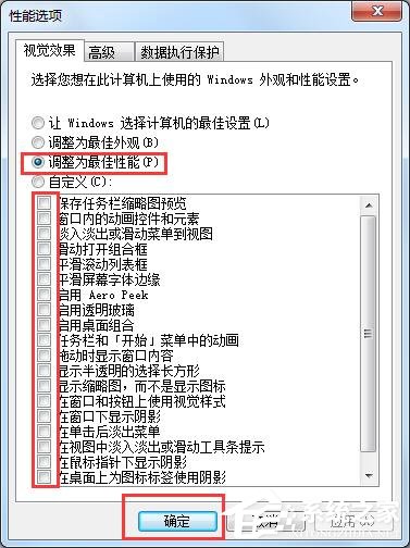 Win7系統(tǒng)使計算機達到最佳性能的操作方法