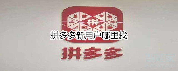 拼多多新用戶(hù)哪里找