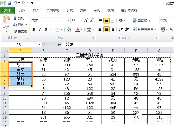 Excel怎么調(diào)換行和列？電子表格列換行的方法