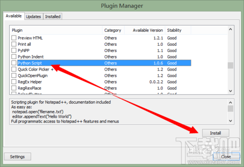 Notepad++如何安裝Python插件?Notepad++插件怎么裝?