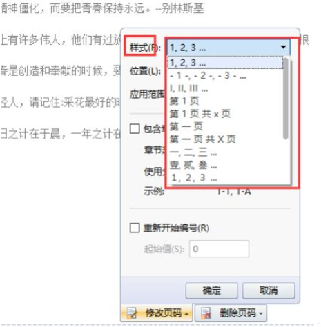 wps2007如何插入頁碼?wps2007插入頁碼圖文介紹
