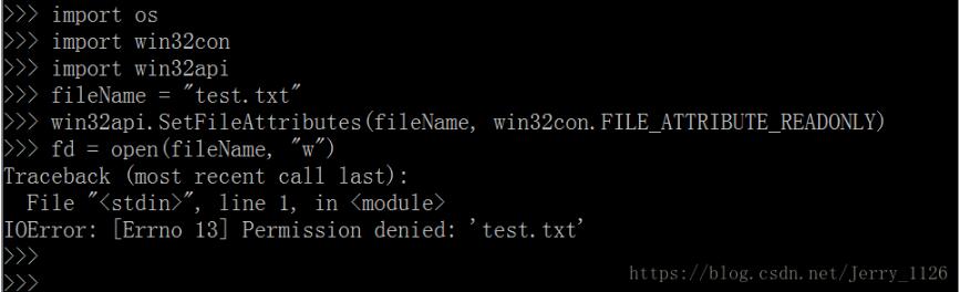 Python實(shí)現(xiàn)在Windows平臺修改文件屬性
