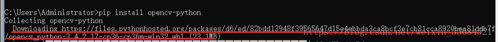 Window系統(tǒng)下Python如何安裝OpenCV庫(kù)