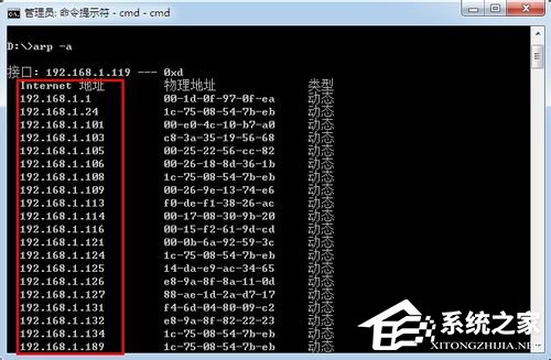 Win7系統(tǒng)下怎么進行內(nèi)網(wǎng)ip查詢？使用命令行查看內(nèi)網(wǎng)ip地址