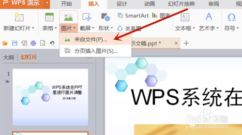 WPS系統(tǒng)PPT圖片怎么編輯？
