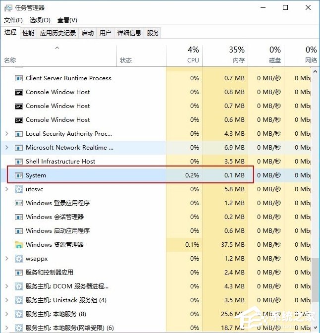 Win10系統(tǒng)System進(jìn)程占用CPU過高怎么處理？