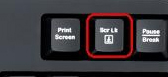 Win7電腦鍵盤上的scroll lock鍵有什么用？