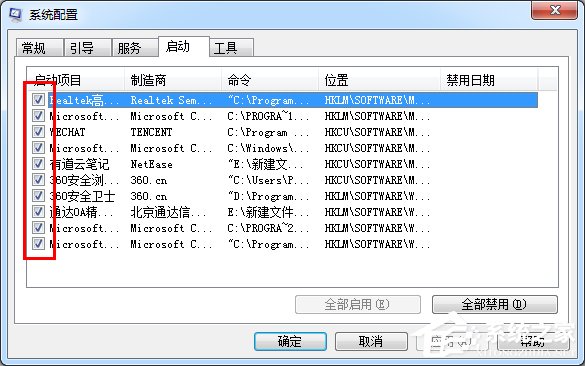Win7啟動(dòng)項(xiàng)修改方法