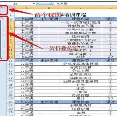 excel怎么設(shè)置分級顯示 分級顯示設(shè)置方法全覽