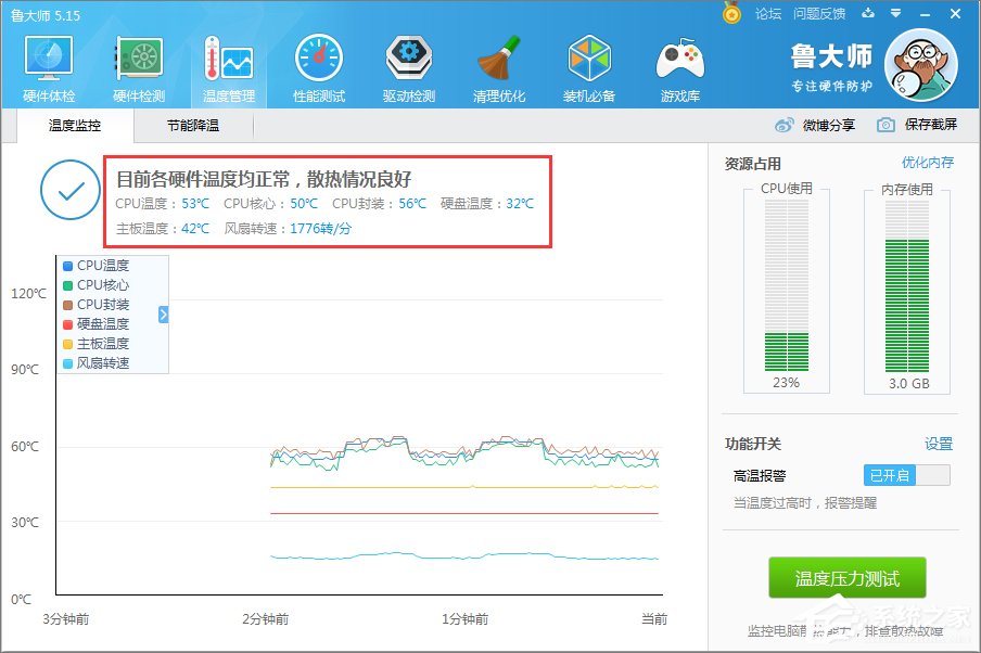 Win10系統(tǒng)怎么看cpu溫度？Win10系統(tǒng)查看cpu溫度的方法