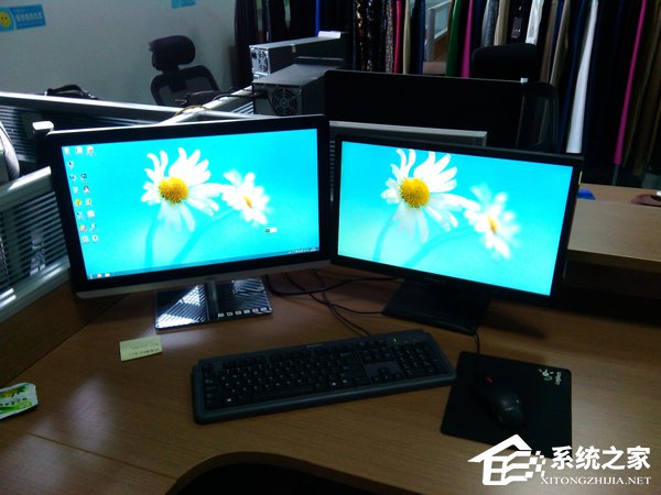 WinXP系統如何設置一臺電腦兩個顯示器?
