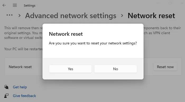 Win11怎么重置網絡適配器？網絡重置功能重置網絡適配器方法