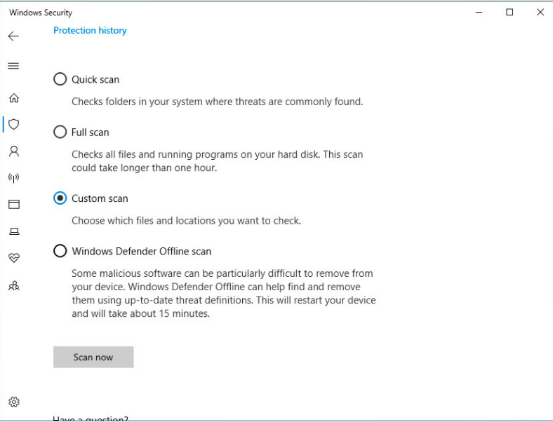 怎么用Windows Defender掃描文件夾中的惡意軟件?