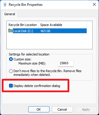 如何在Windows11上啟用文件刪除確認？