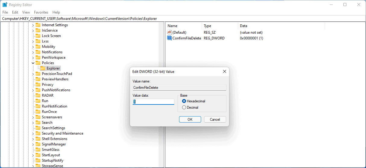 如何在Windows11上啟用文件刪除確認？