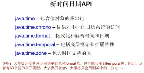 java8新特性之日期時間API