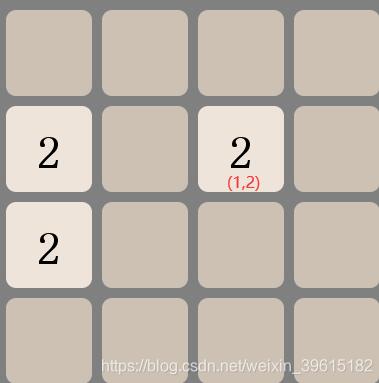 java實現(xiàn)2048小游戲