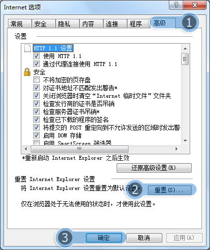 win7IE出現問題一打開就自動關閉了怎么回事？解決方法說明
