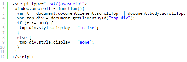 JS 滾動(dòng)事件window.onscroll與position：fixed寫(xiě)兼容IE6的回到頂部組件