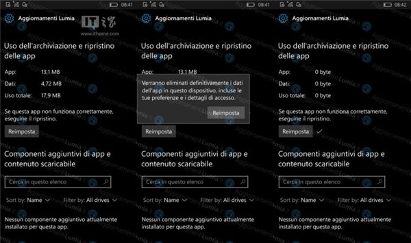 Win10Mobile創(chuàng)造者更新全新功能曝光 重置應用！