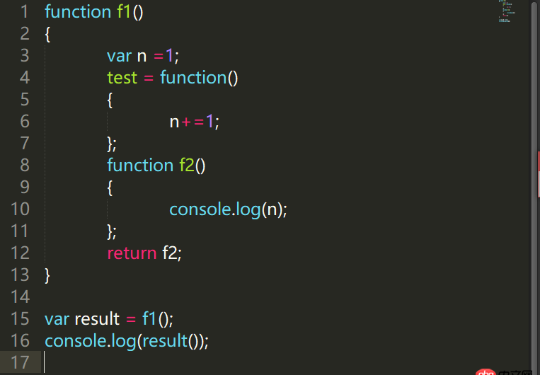 javascript - js中關于閉包的問題，昨晚糾結到了現在，已經快死了