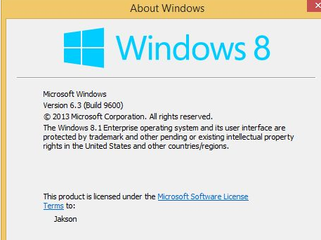 win8系統中查看windows內核版本號具體操作方法