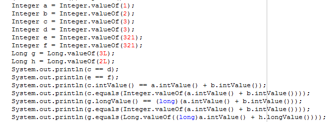 通過實例了解Java Integer類和int的區別