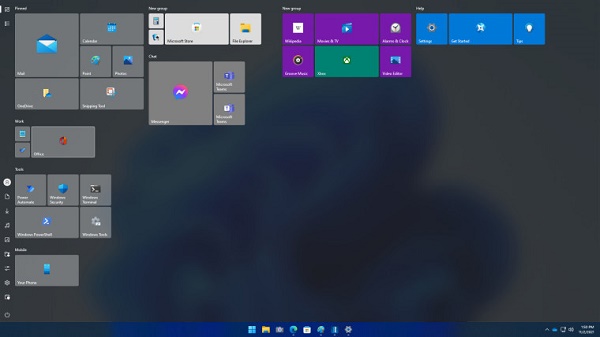 Start11工具發(fā)布 可以讓win10系統(tǒng)使用win11界面布局