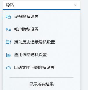 win11隱私設(shè)置打開教程
